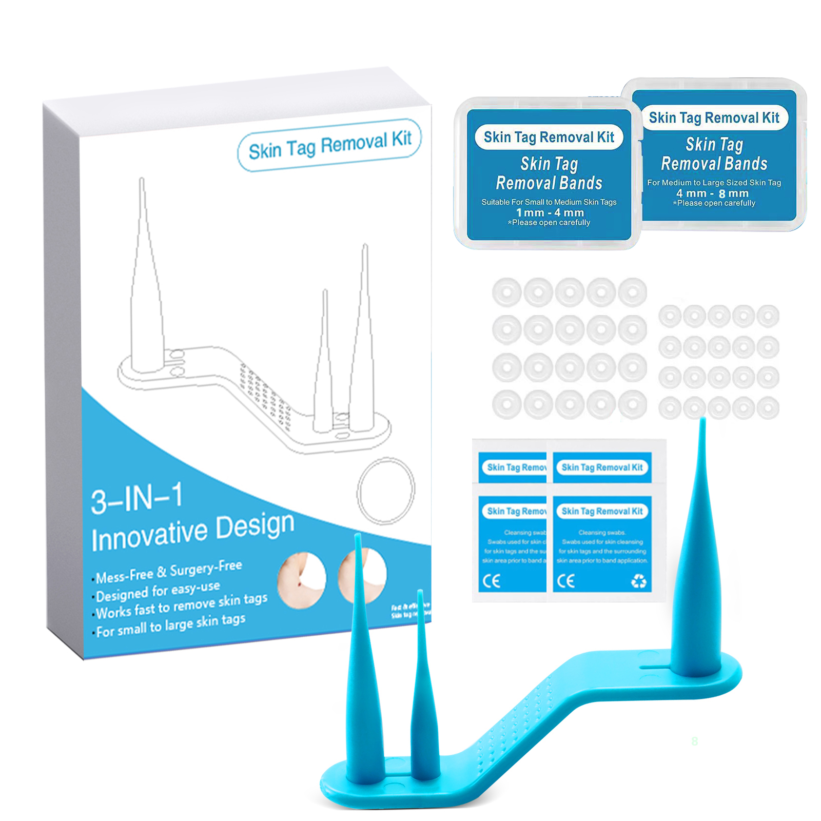 3-IN-1 Auto Skin Tag Removal K - огляд і ціна Acne Light Therapy Pen