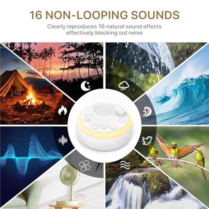 CYGJ-Sleep Aid Sound Machine F - огляд і ціна White Noise Machine Sleep