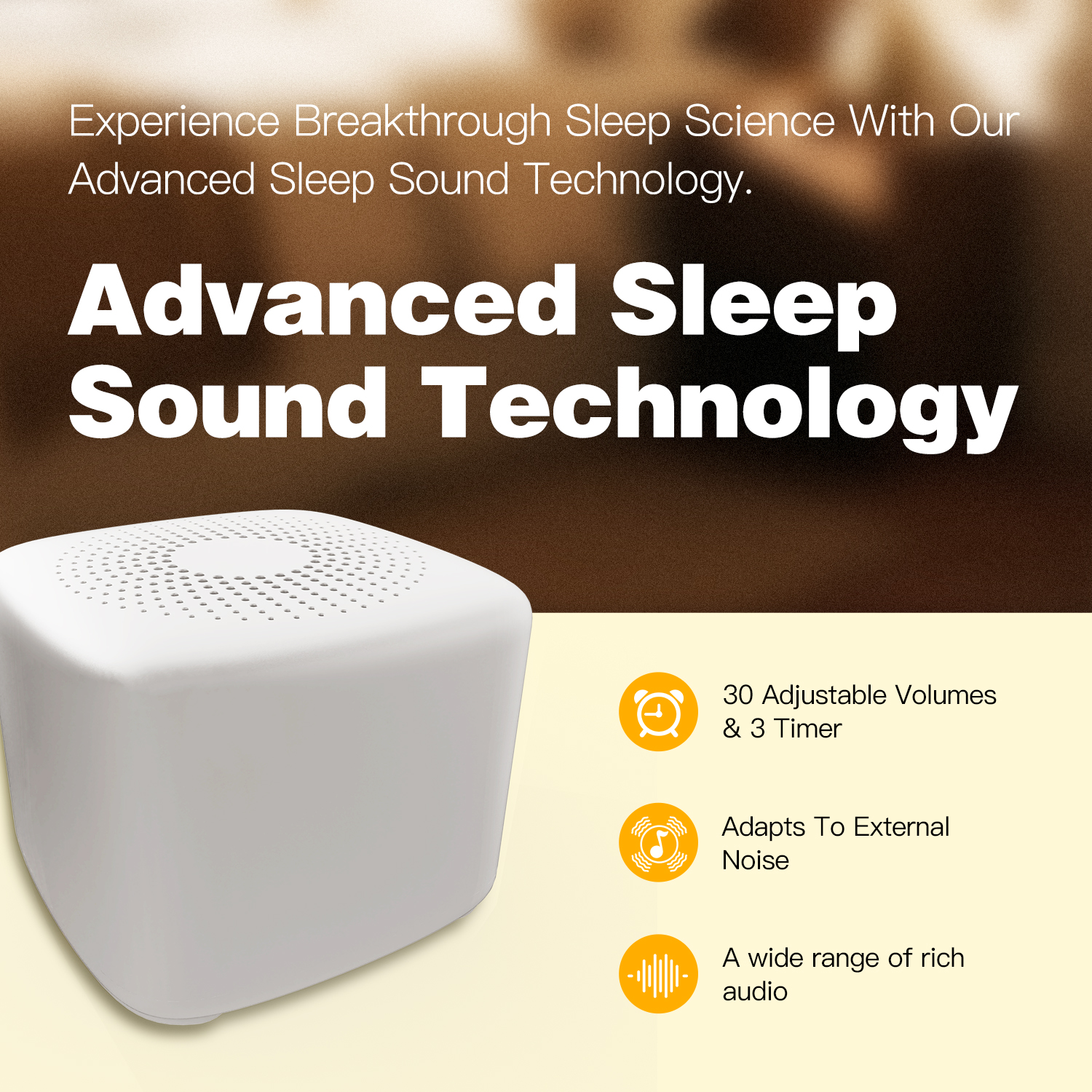 Portable White Noise Machine B - огляд і ціна White Noise Machine Sleep
