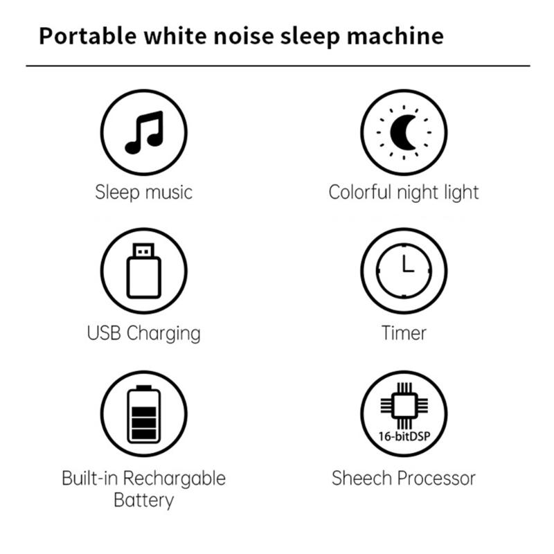 White Noise Machine Baby Sound - огляд і ціна White Noise Machine Sleep