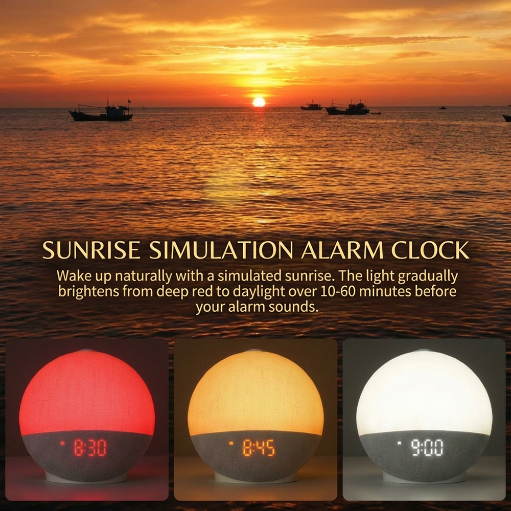 Wake Up Light Sunrise Alarm Cl - огляд і ціна White Noise Machine Sleep