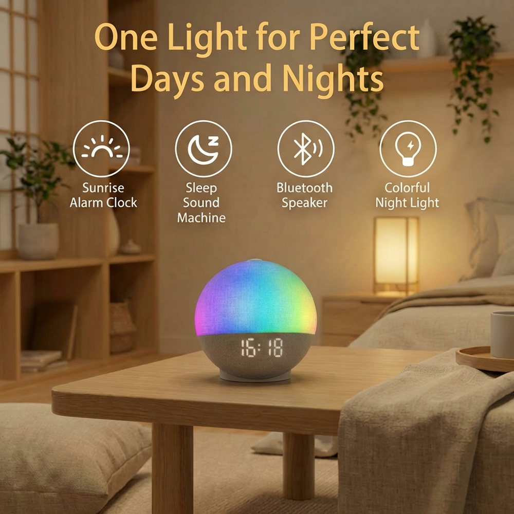 Wake Up Light Sunrise Alarm Cl - огляд і ціна White Noise Machine Sleep