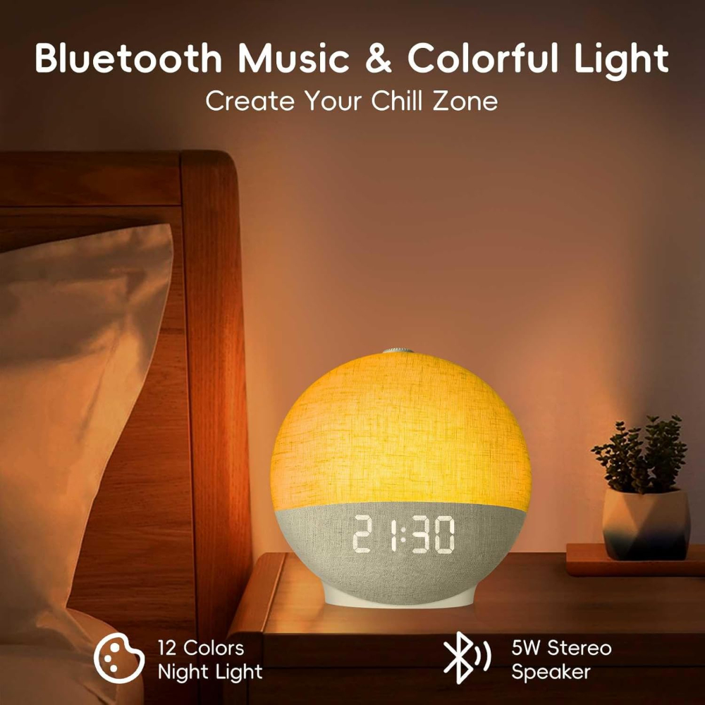 Wake Up Light Sunrise Alarm Cl - огляд і ціна White Noise Machine Sleep